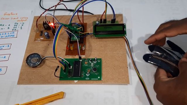 Raspberry Pi Pico Based Hand Gesture Recognition with 3 flux Sensors and Voice Output смотреть онлайн