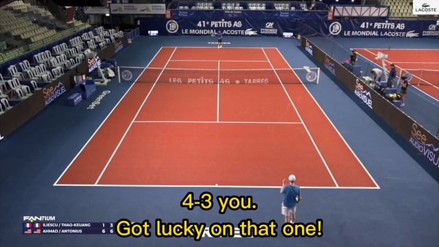 10-point match at Les Petits As 2023 vs Eric Dylan Müller, second best U14 player in Germany смотреть онлайн