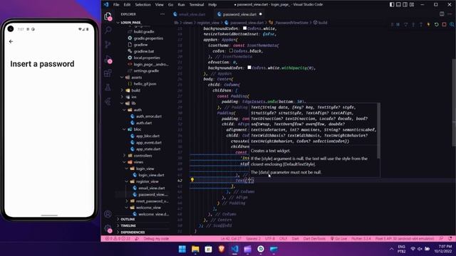 Build a Login Page using Firebase and Bloc in Flutter смотреть онлайн