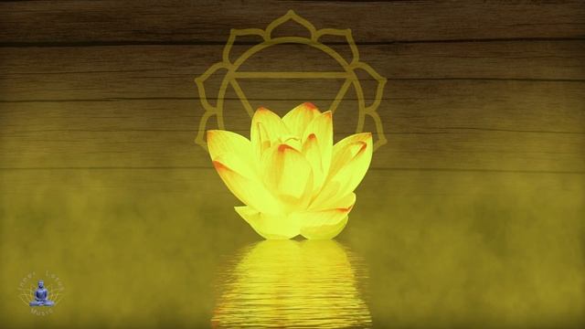 Solar Plexus Chakra Peaceful Healing Meditation Music | Crystal Singing Bowl | “Flute & Water” смотреть онлайн