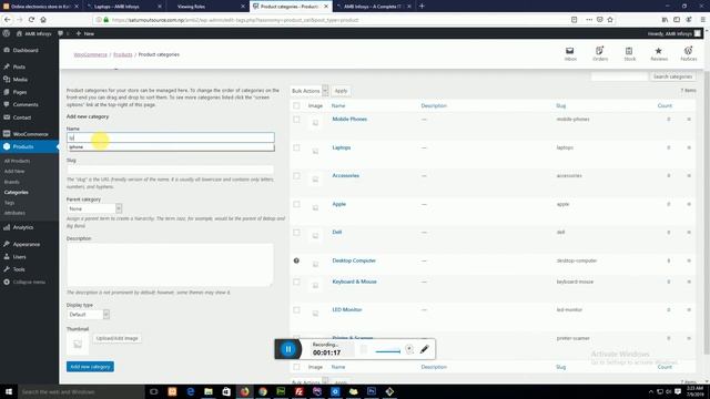 How to add Product Category and Sub category in Wordpress Woocommerce смотреть онлайн