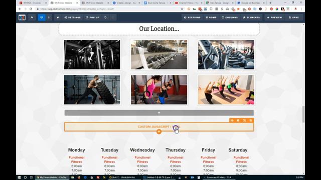 Embed Google Maps ClickFunnels Fitness Website смотреть онлайн