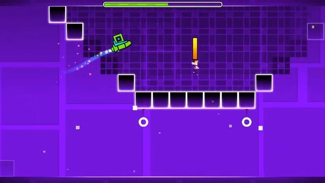 Прохождение Geometry Dash 2 уровень смотреть онлайн