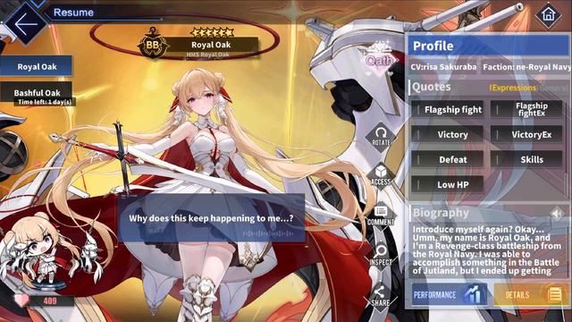 The Fortunate Senior Knight! - Royal Oak: All Skins | Azur Lane смотреть онлайн