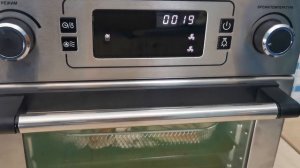 Крылышки барбекю, Картофель Фри, Овощи гриль / Многофункциональная  Мини-печь GFAO-700 с Аэрогрилем