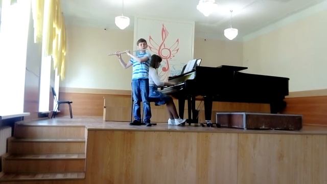 Итальянская полька. Рахманинов. Лео, 9 лет, флейта. смотреть онлайн