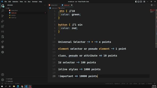 11. Understand the CSS Specificity Concept for resolving the conflicts in Styles - CSS смотреть онлайн