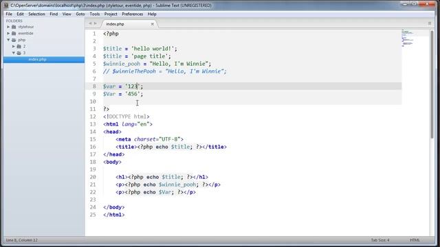 курс по PHP урок 3 смотреть онлайн