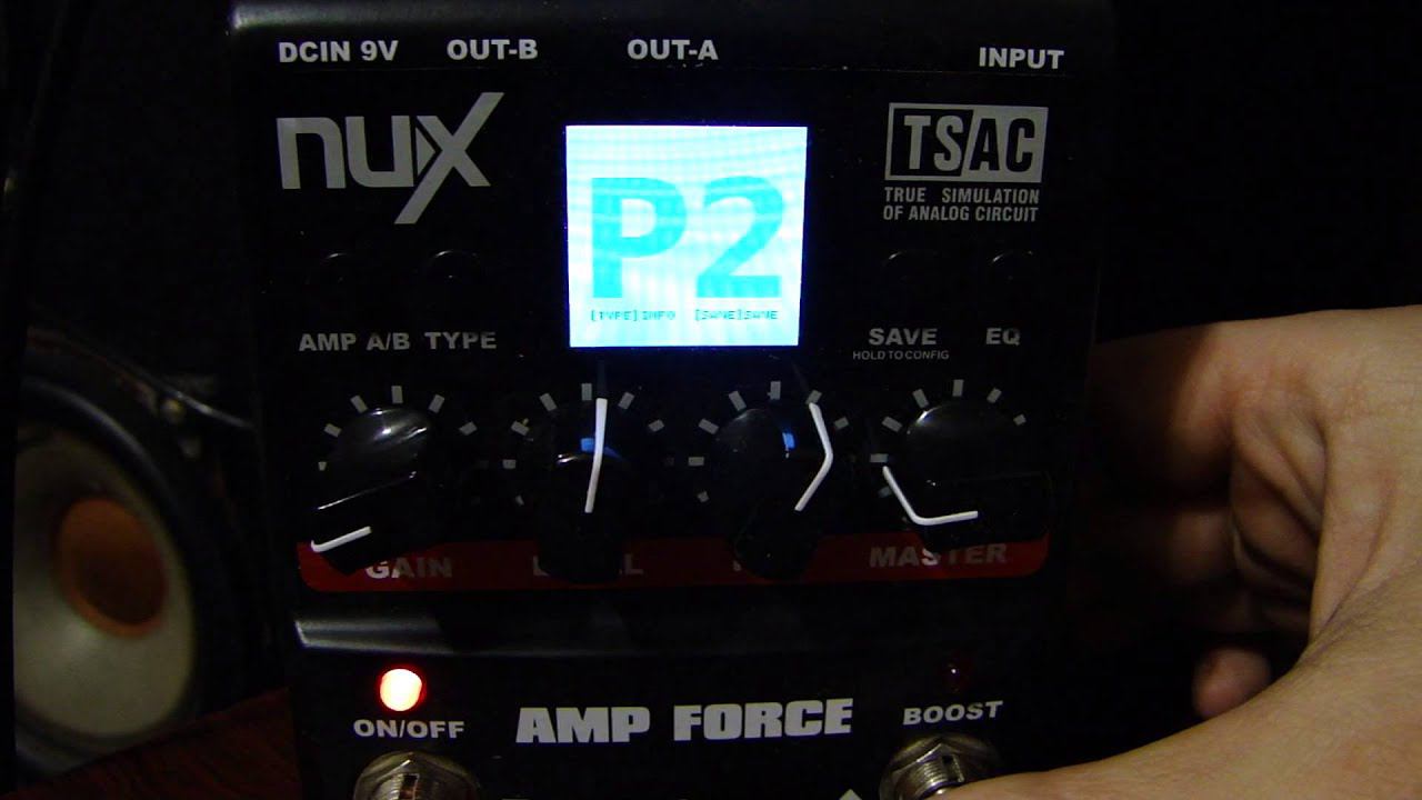 Nux Amp Force my 3 presets смотреть онлайн