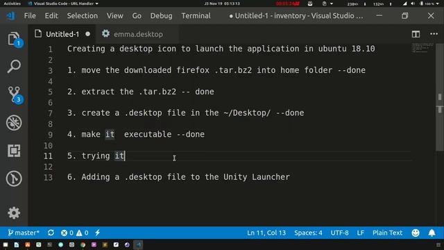 Creating a desktop app icon launcher in Ubuntu 18.10 смотреть онлайн