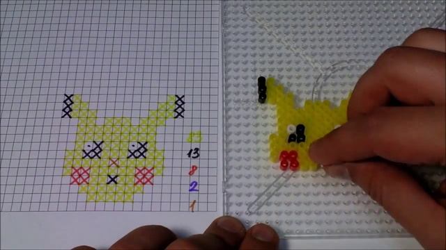 Термомозаика. Пикачу из термомозаики. смотреть онлайн