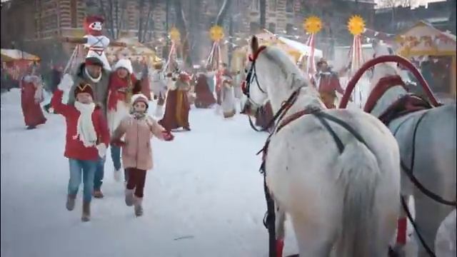 "Домик в деревне", Масленица, ролик. смотреть онлайн