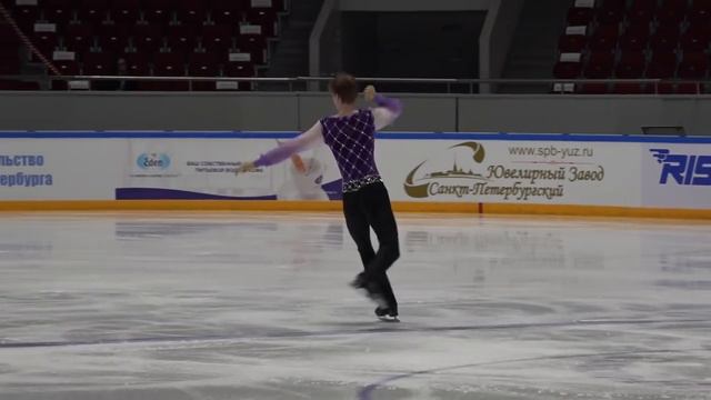 Первенство России среди юниоров 2017 Юнoши Произвольная программа Алексей ЕРОХОВ МОС смотреть онлайн