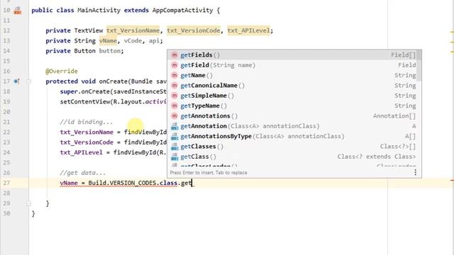 version name and version code in android смотреть онлайн