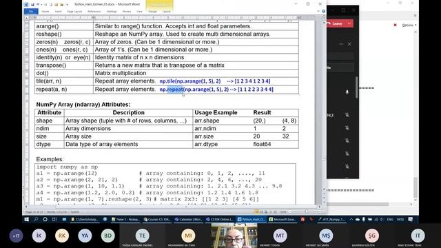 Python (11): NumPy Arrays (CS104 ME202 2021-05-04) смотреть онлайн