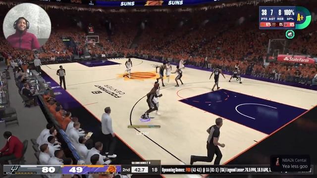 2K24 PS5 journey to my career San Antonio Spurs road to 60 to 99 overall SEASON1 ep31 "LEGEND LOSER смотреть онлайн