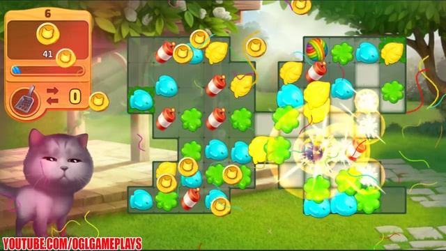 Meow Match Android iOS Gameplay (Level 1-10) смотреть онлайн