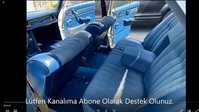 BÖYLESİ 40 YILDA BİR ANCA GELİR! 1972 MERCEDES-BENZ W115 200 смотреть онлайн
