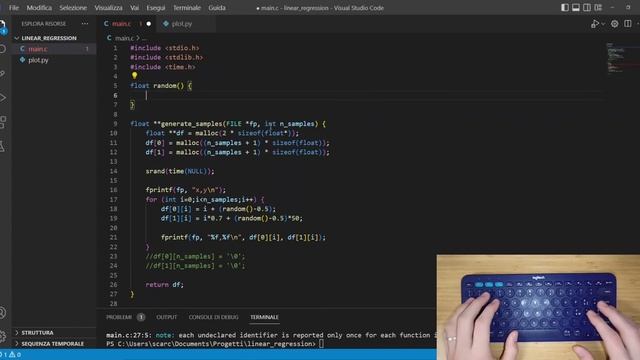 ASMR Programming - Linear Regression algorithm using C only (and python, just for plot...) смотреть онлайн