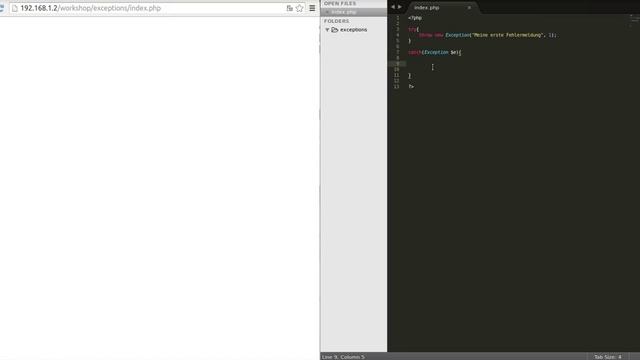 PHP Tutorial: Exceptions einfach erklärt смотреть онлайн