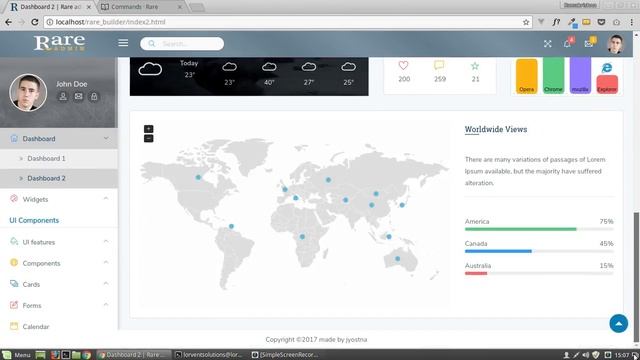 Rare admin Builder Demo - Layouts смотреть онлайн