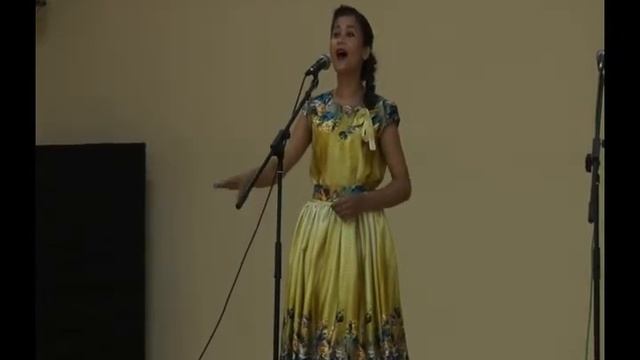 Сулейменова В. Белорусская народная песня «На гарэ лен» смотреть онлайн