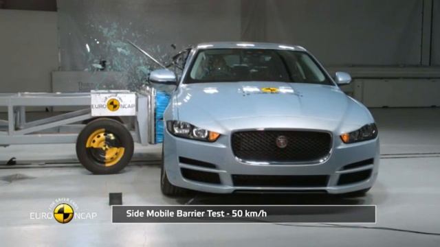 2016 Jaguar XE - 5 star rating euroNCAP crash test смотреть онлайн