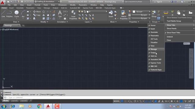 AutoCAD 2015 Tutorial 1: Introduction to AutoCAD смотреть онлайн