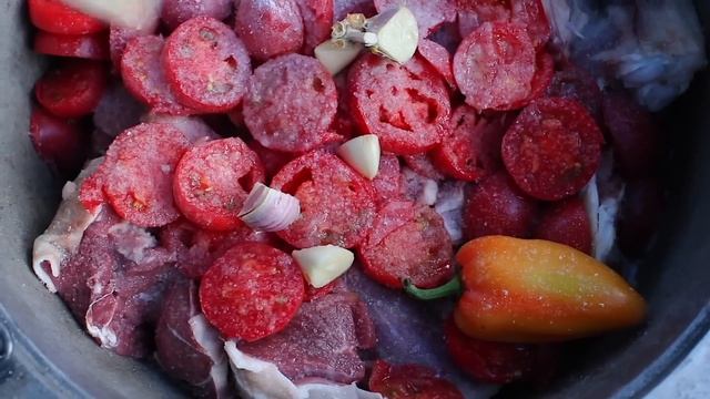 LAMB SOUP. VEGANS Not To LOOK.