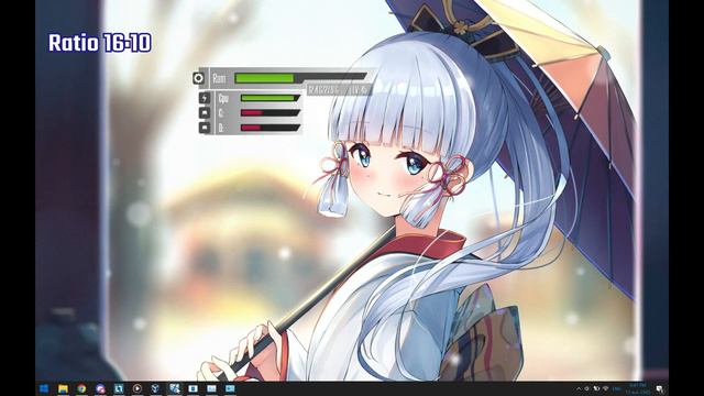Kamisato Ayaka Theme Windows 11 | Genshin Impact смотреть онлайн