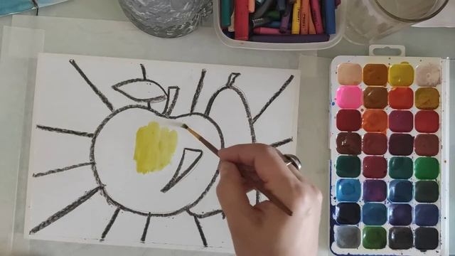 Натюрморт в стиле витраж. смотреть онлайн