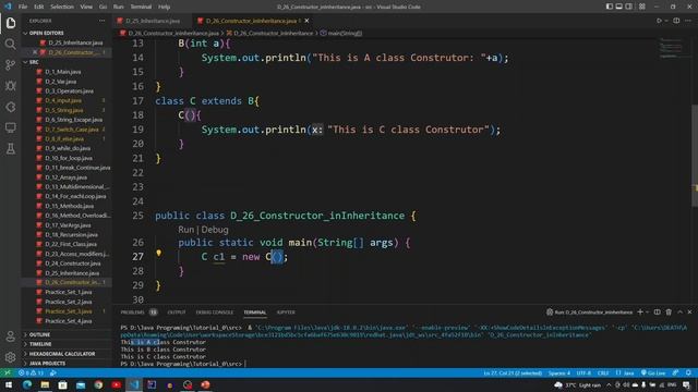 Constructor in Inheritance and Super keyword in JAVA || JAVA Tutorial in Hindi #26 || Death Code смотреть онлайн