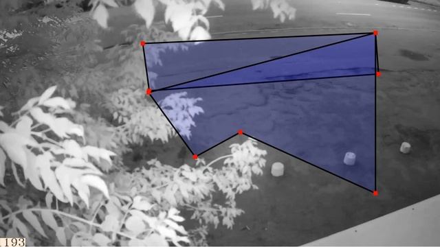 Разметка зон детекции пешеходов на камере с ИК-подсветкой смотреть онлайн