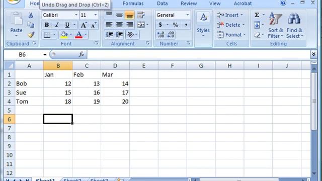 Excel 2007/2010 - Lesson 2 - Copying and Moving Data смотреть онлайн