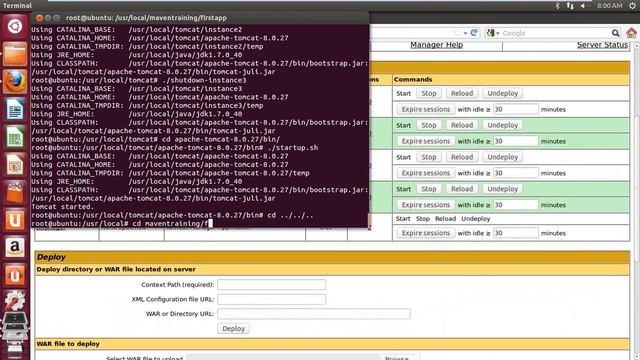 Maven repositories and Maven web application creation and deployment to tomcat with eclipse and Dep смотреть онлайн