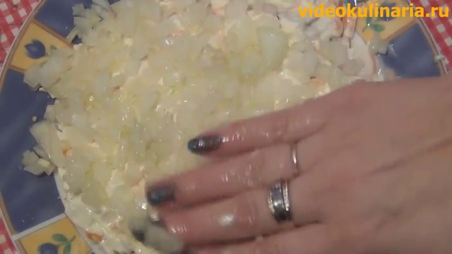 Как приготовить салат из крабовых палочек и киви смотреть онлайн