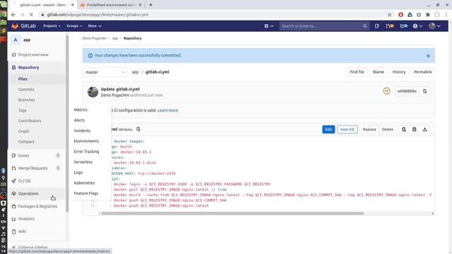 Как сделать деплой PHP-приложения через GitLab CI/CD смотреть онлайн