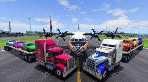 ПЕРЕВОЗКА АВТОМОБИЛЕЙ НА САМОМ БОЛЬШОМ САМОЛЕТЕ - BeamNG.drive