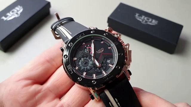 КЛАССНЫЕ ЧАСЫ с Алиэкспресс! ?Оригинал LIGE класса люкс. Просто БОМБИЧЕСКИЕ смотреть онлайн