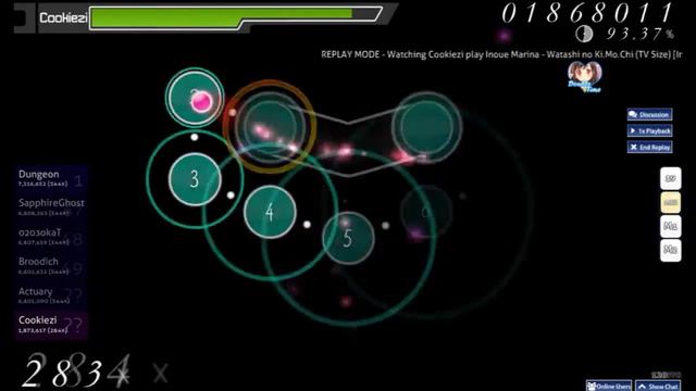 (Cookiezi) Inoue Marina - Watashi no Ki.MoChi (TV Size) [Insane] смотреть онлайн