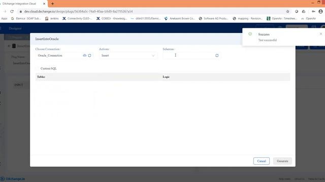 DXchange Integration Cloud - Oracle Database Insert Operation смотреть онлайн