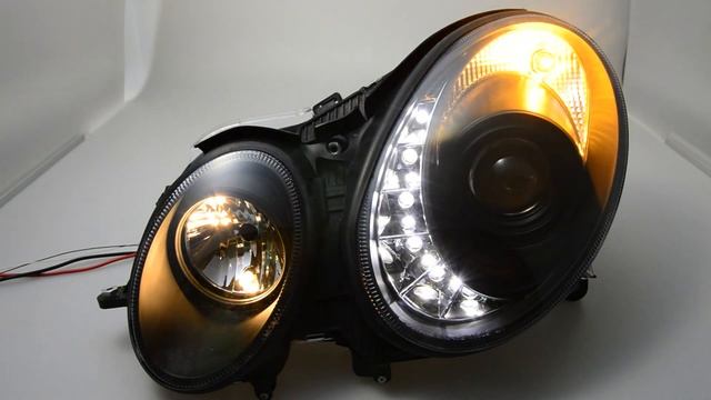 SW-Light Xenon Scheinwerfer Mercedes E-Klasse W211 02-06 black SW-Tuning смотреть онлайн