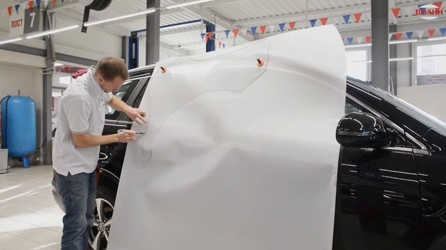 Оклейка автомобиля защитной пленкой смотреть онлайн