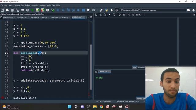Equação Diferencial Acoplada no Python [SOLUÇÃO SIMPLES E PRÁTICA] смотреть онлайн