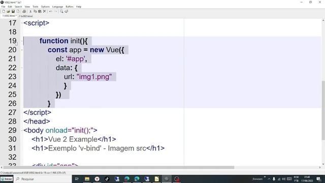 Curso de Vue 02 - Finalidade e utilização do v-bind смотреть онлайн