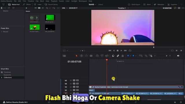 How to MAKE STUFF EXPLODE!! DaVinci Resolve 18.5 Tutorial смотреть онлайн