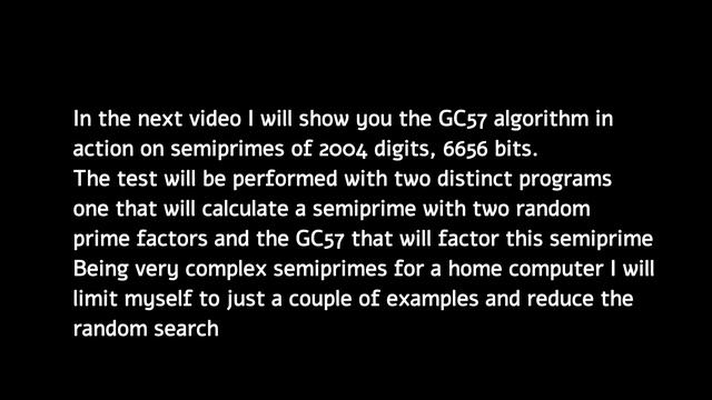 Large semiprime factorization (program Python) смотреть онлайн