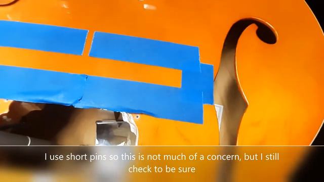 Bridge Pinning on an Arch Top Style Guitar смотреть онлайн