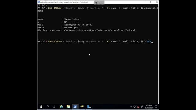 How to trim Distinguished Name Power Shell Output смотреть онлайн