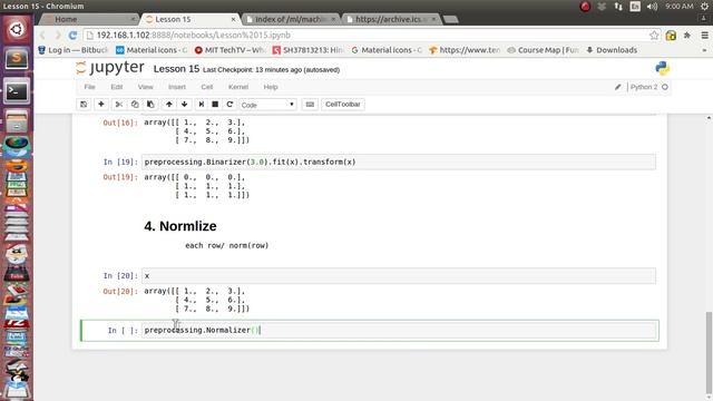 Machine Learning Data preprocessing Feature Scaling In scikitLearn-2 Part-16 смотреть онлайн